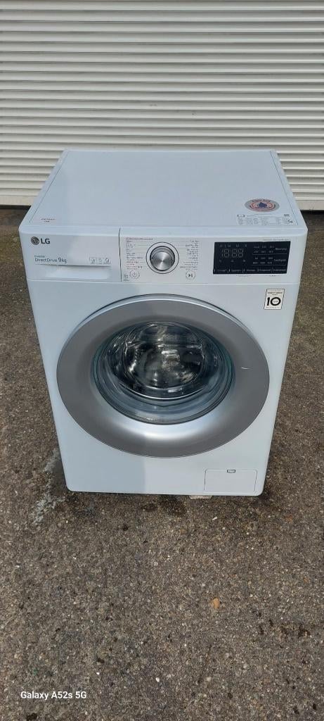 LG Wasmachine 9 kg met Stoom functie, 1200 tot 1600 toeren, Gebruikt, Euromaxx, 8 tot 10 kg