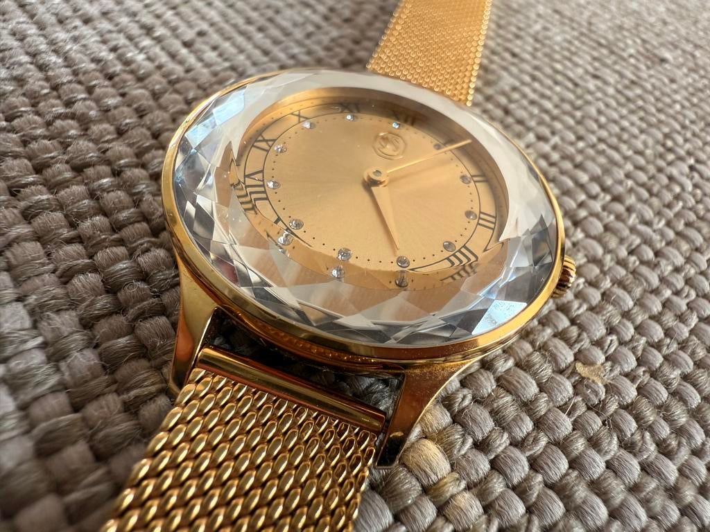 Gouden Swarovski Dameshorloge met Strass, Staal, Polshorloge, Swatch, Customer_Service_NL@Swarovski.com