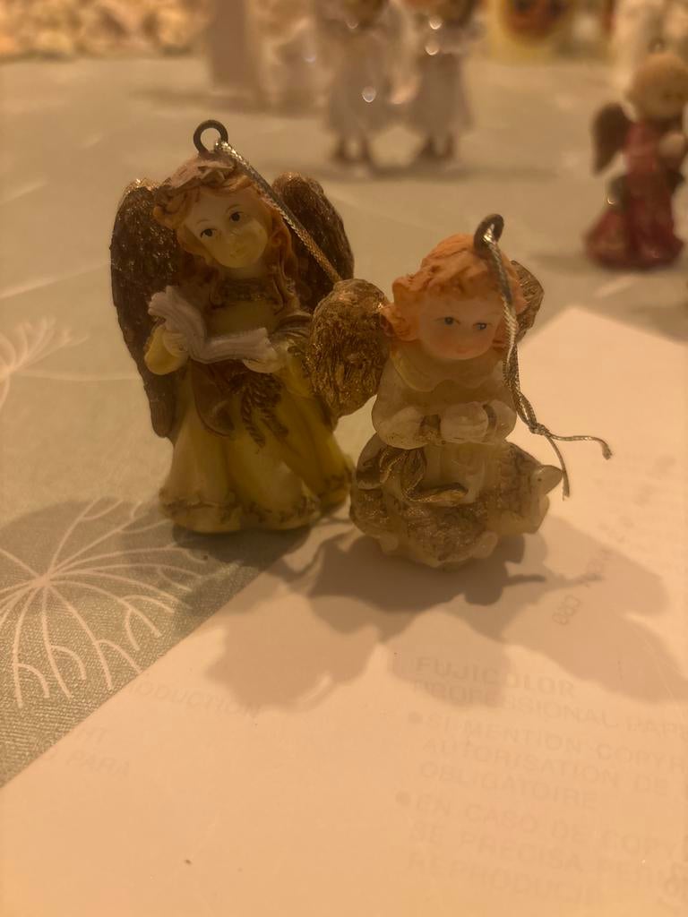 Kerstboomhangers Engelen - Set van 2, Ophalen of Verzenden, Zo goed als nieuw