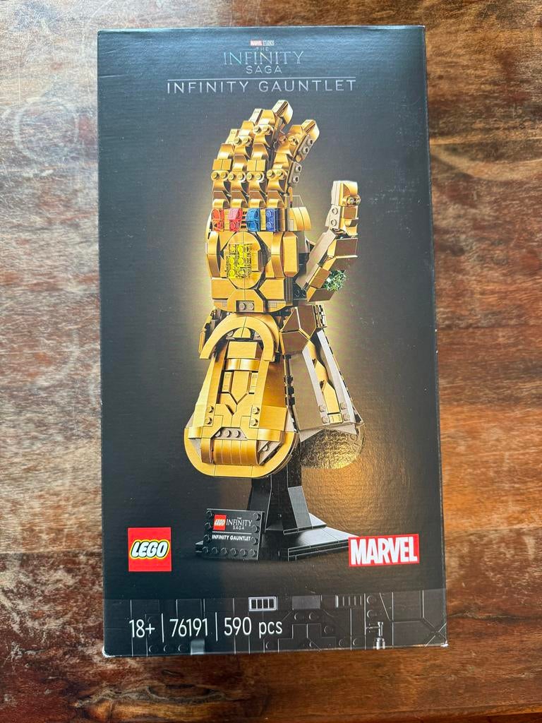 Lego 76191 Marvel Infinity Gauntlet - Nieuwstaat!, Ophalen of Verzenden, Zo goed als nieuw, Complete set, Lego