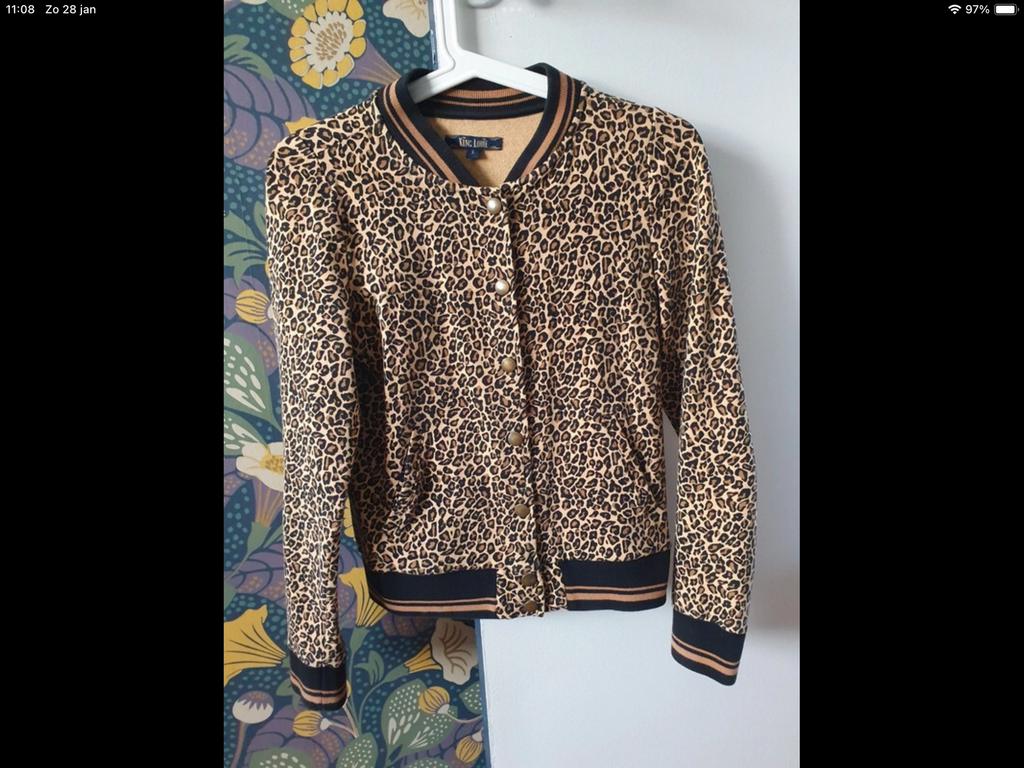 King louie tijger panter vest maat M zagn, Kleding | Dames, Truien en Vesten, Ophalen of Verzenden, Zo goed als nieuw, Maat 38/40 (M)
