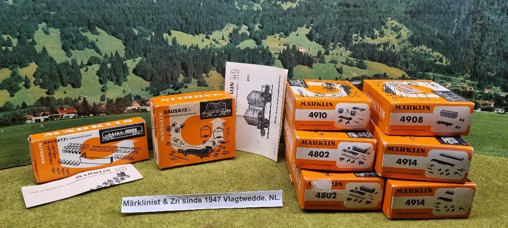 Marklin LEGE DOOSJES + BOEKJES, Hobby en Vrije tijd, Modeltreinen | H0, Wisselstroom, Gebruikt, Analoog, Wagon
