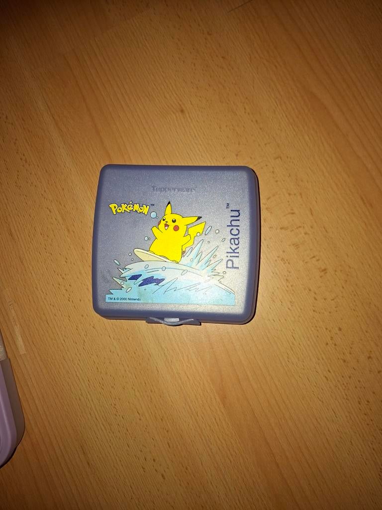 Tupperware “Lunchbox Pokemon (Pikachu)” Nieuw, Ophalen of Verzenden, Nieuw, Blauw, Bus of Trommel
