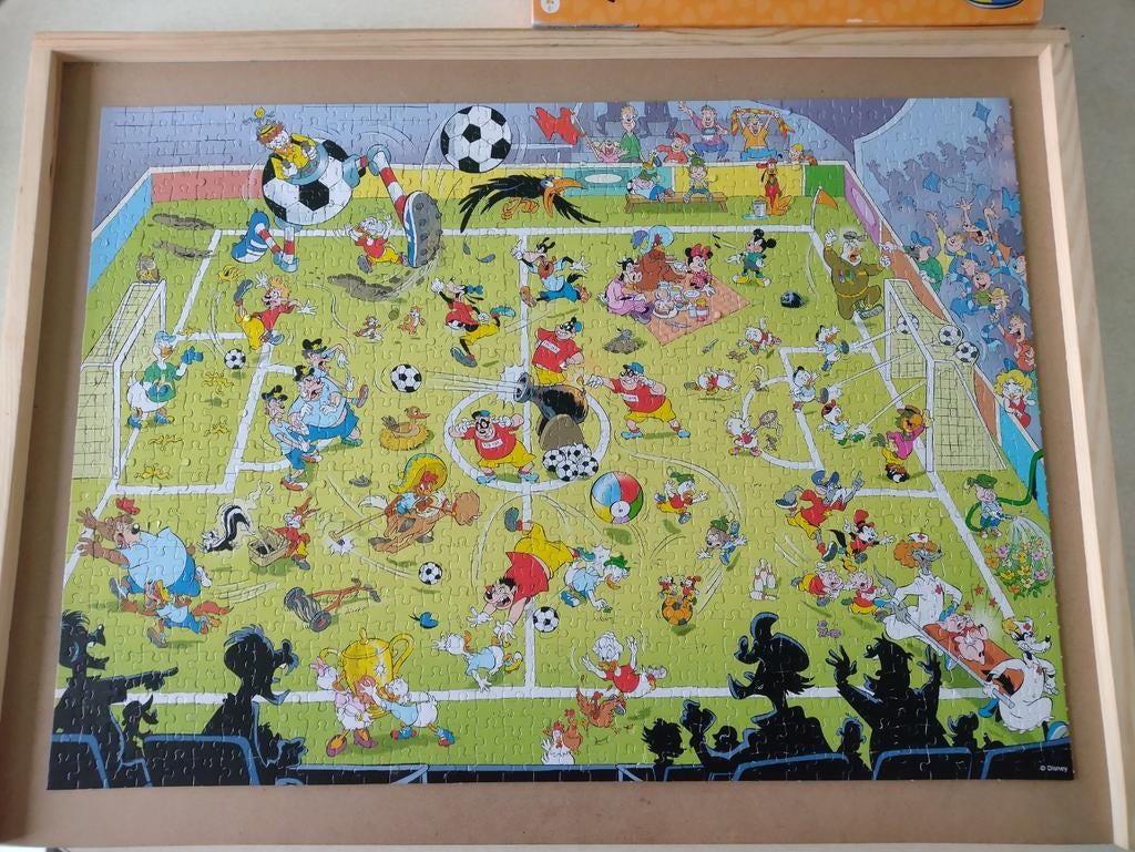 Donald Duck Eend-Tweetje puzzel 1000st COMPLEET, Ophalen of Verzenden, 500 t/m 1500 stukjes, Gebruikt, Legpuzzel