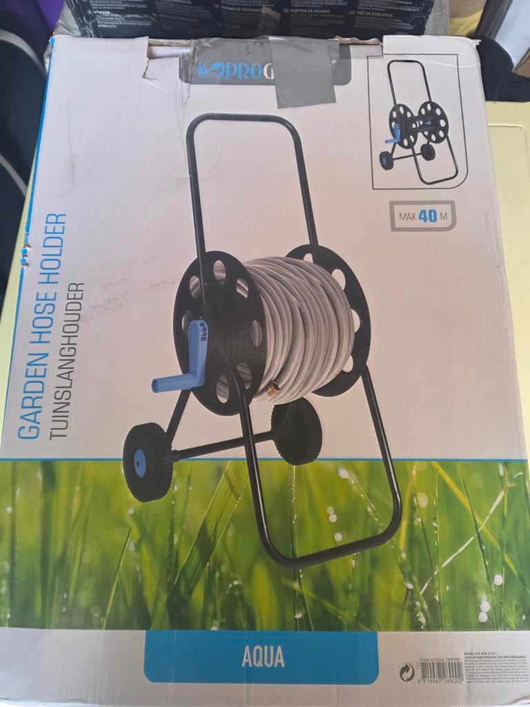 Tuinslanghaspel- 40 meter, Tuin en Terras, Tuinslangen, Ophalen, Nieuw, Tuinslanghaspel