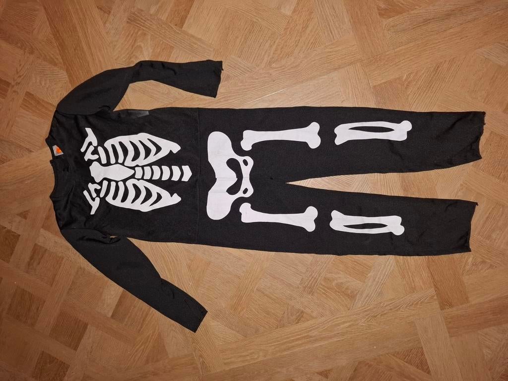 Skelet kostuum - Halloween, Ophalen of Verzenden, Zo goed als nieuw