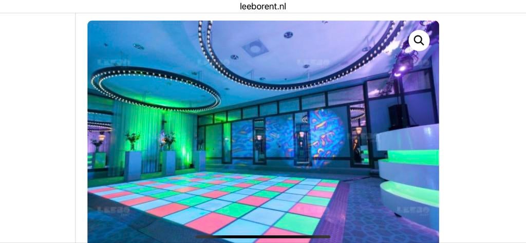 LedDansvloer Mega sterk ! Ned Product Nu Te Koop / Te Huur, Ophalen of Verzenden