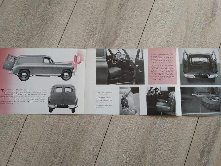 Standard Vanguard Delivery Van Autofolder 1950, Ophalen of Verzenden, Nieuw, Overige merken