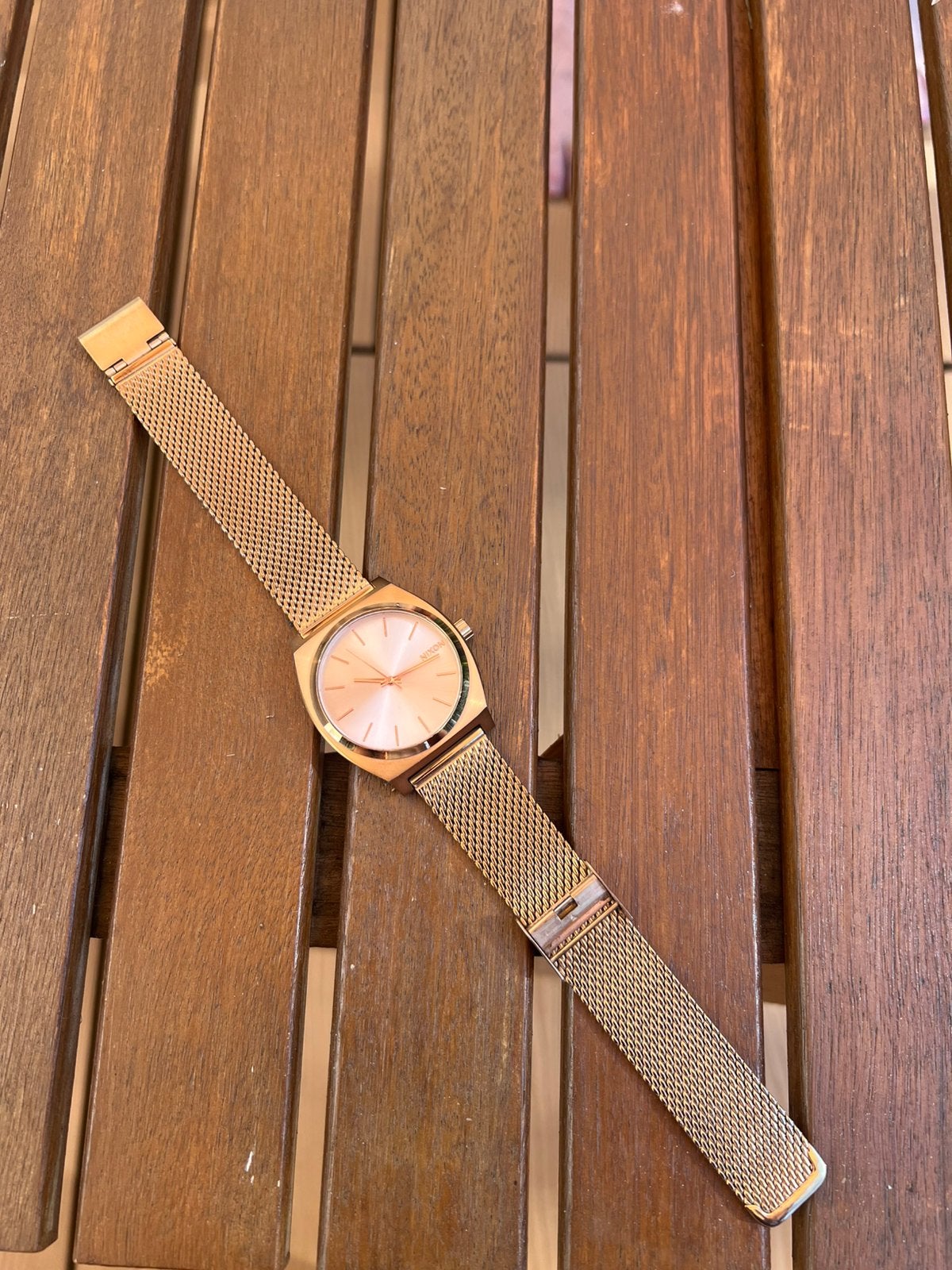 Nixon Minimal the time teller rose goud, Ophalen of Verzenden, Zo goed als nieuw, Overige merken