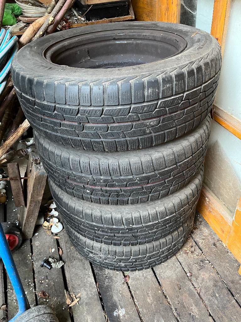 Winterbanden. x4, Ophalen, Gebruikt, 15 inch, Winterbanden
