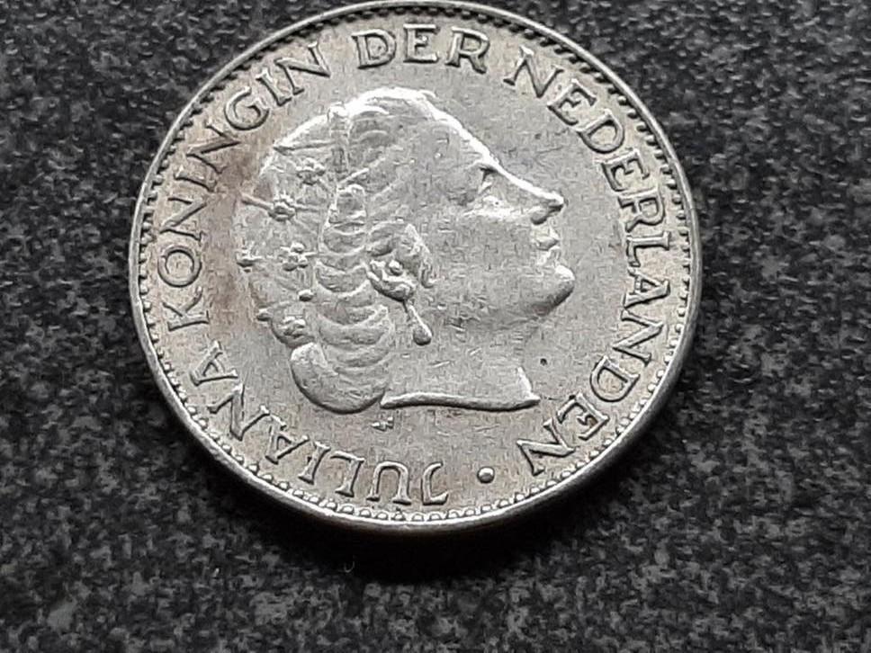 1 Gulden  1964 / Zilver- Juliana  / Nederland, Ophalen of Verzenden, Koningin Juliana, 1 gulden, Zilver