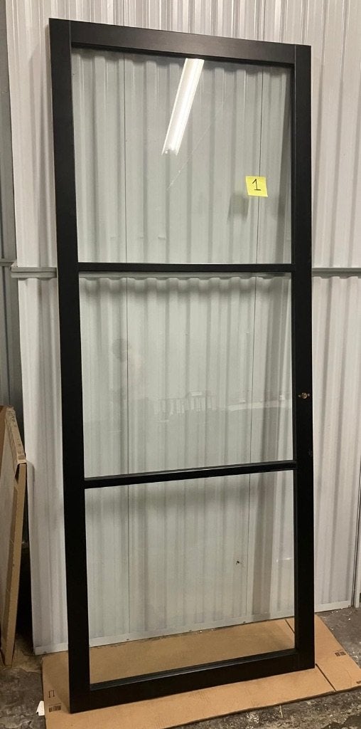 Mooie Stalen look binnendeur zwart 231,5 x 93 stomp, Ophalen, 80 tot 100 cm, 215 cm of meer, Binnendeur