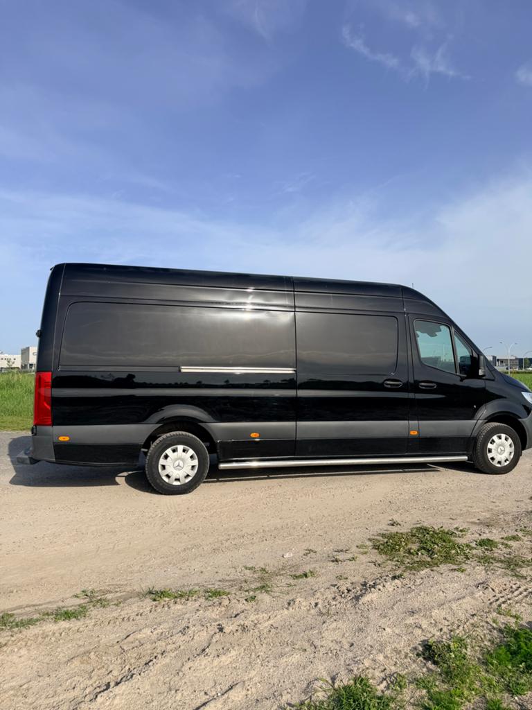 Mercedes-Benz Sprinter GB 317 CDI 170pk L3 RWD 9G-TRONIC, Automaat, Zwart, 4 cilinders, Zwart