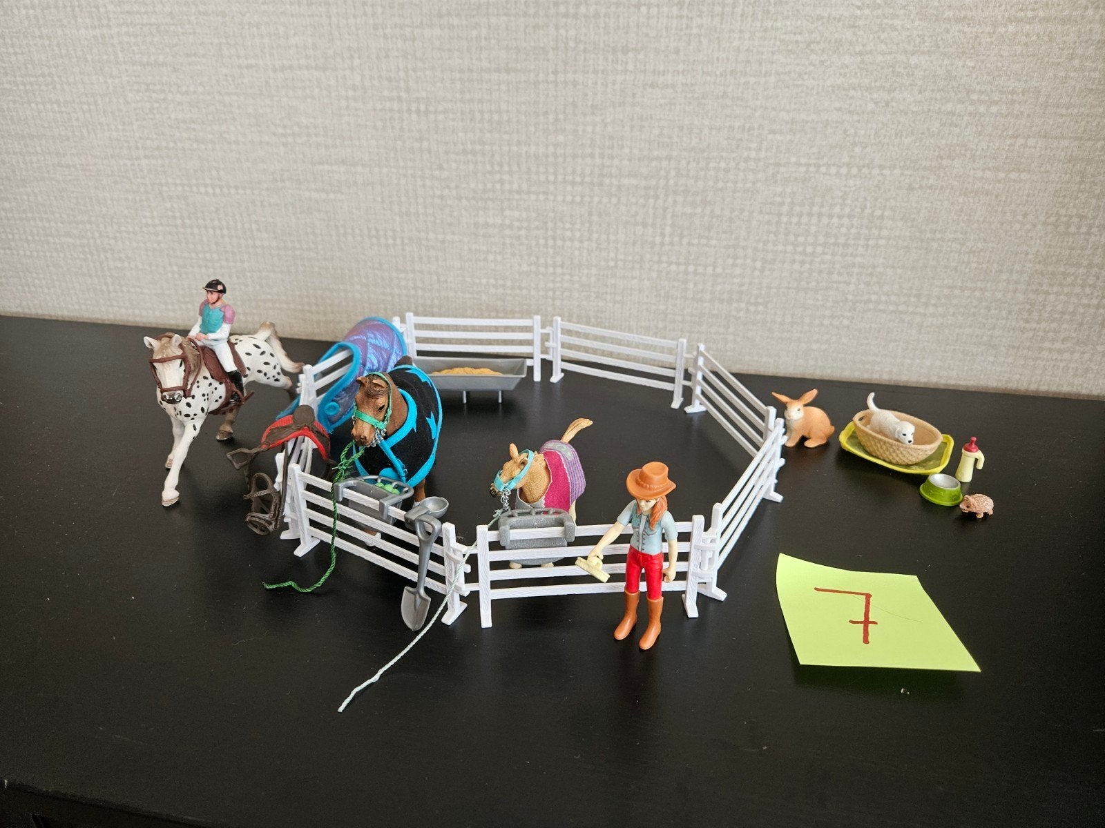 Schleich Paarden en Dieren Speelset met Omheining, Ophalen of Verzenden, Zo goed als nieuw, Jongen of Meisje