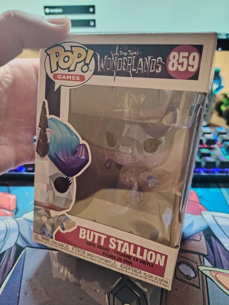 NIEUW Funko Pop! Butt Stallion(#859) Tiny Tina's Wonderlands, Ophalen of Verzenden, Zo goed als nieuw