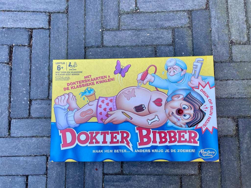 Dokter Bibber compleet - Zo goed als nieuw, Een of twee spelers, Ophalen of Verzenden, Zo goed als nieuw