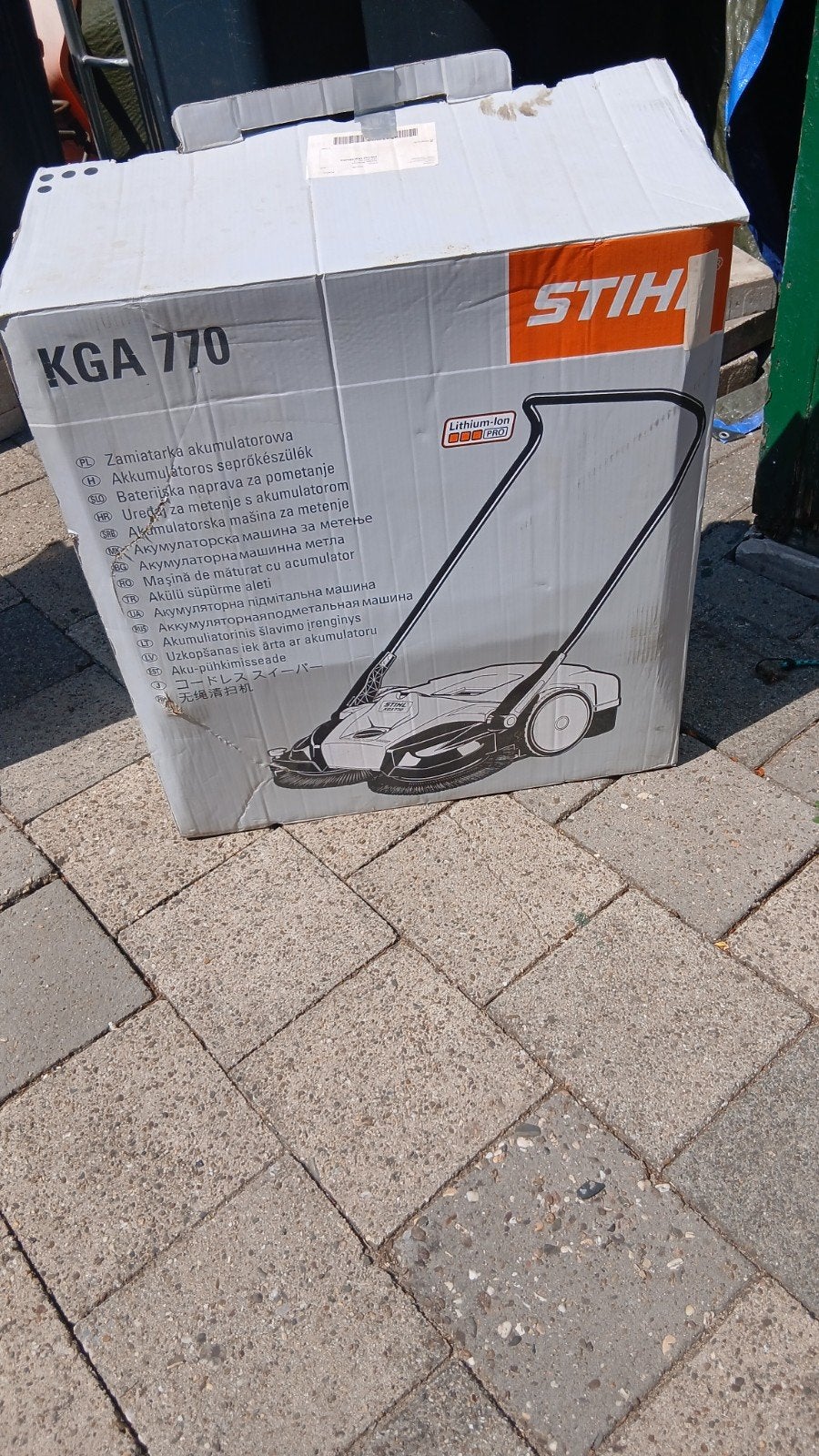 STIHL KGA 770 accu-veegmachine – nieuw, Ophalen