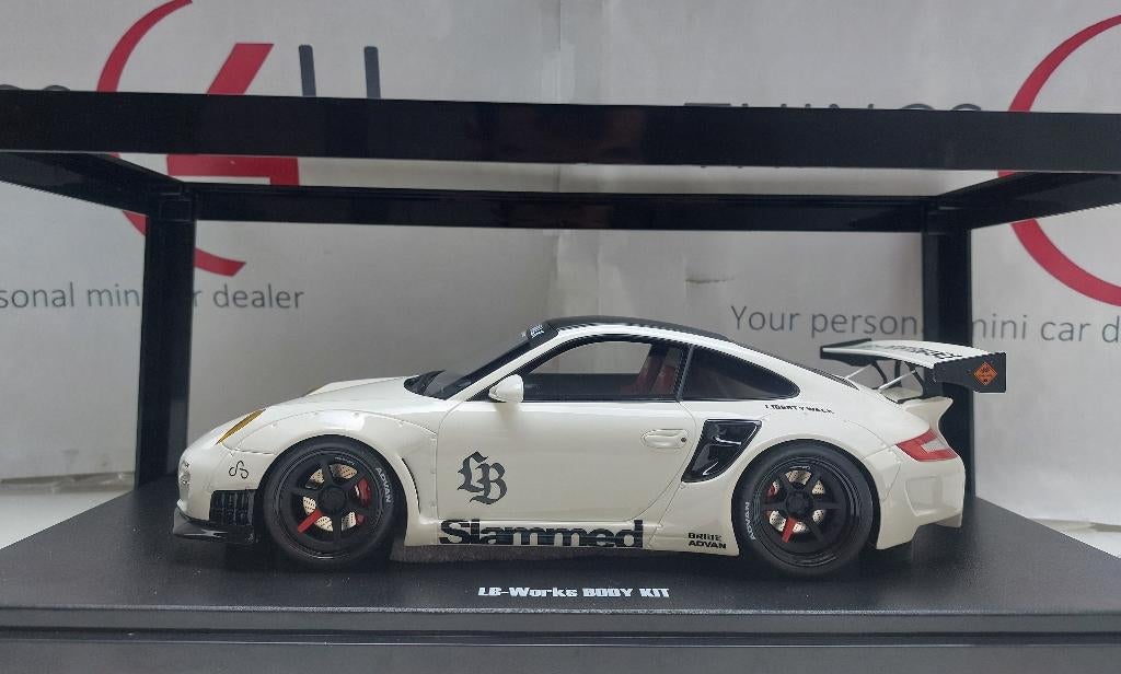 GT Spirit 1:18 Porsche 911 (997) Turbo LB-Works Body Kit, Ophalen of Verzenden, Nieuw, Auto, Overige merken