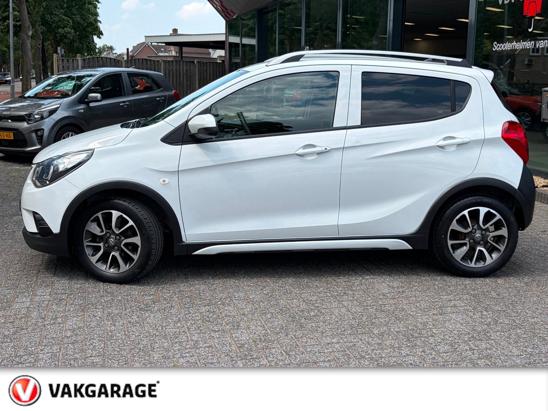 Opel KARL 1.0 Rocks Online Edition Bovag rijklaarprijs !, Auto's, Opel, Stof, Gebruikt, Wit, Origineel Nederlands