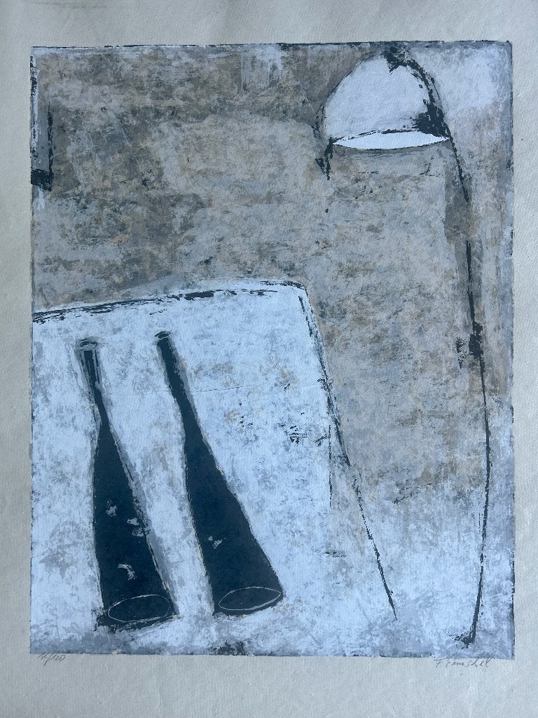 Zeefdruk Frank Ermschel, Antiek en Kunst, Kunst | Litho's en Zeefdrukken, Gesigneerd, Verzenden, Zeefdruk