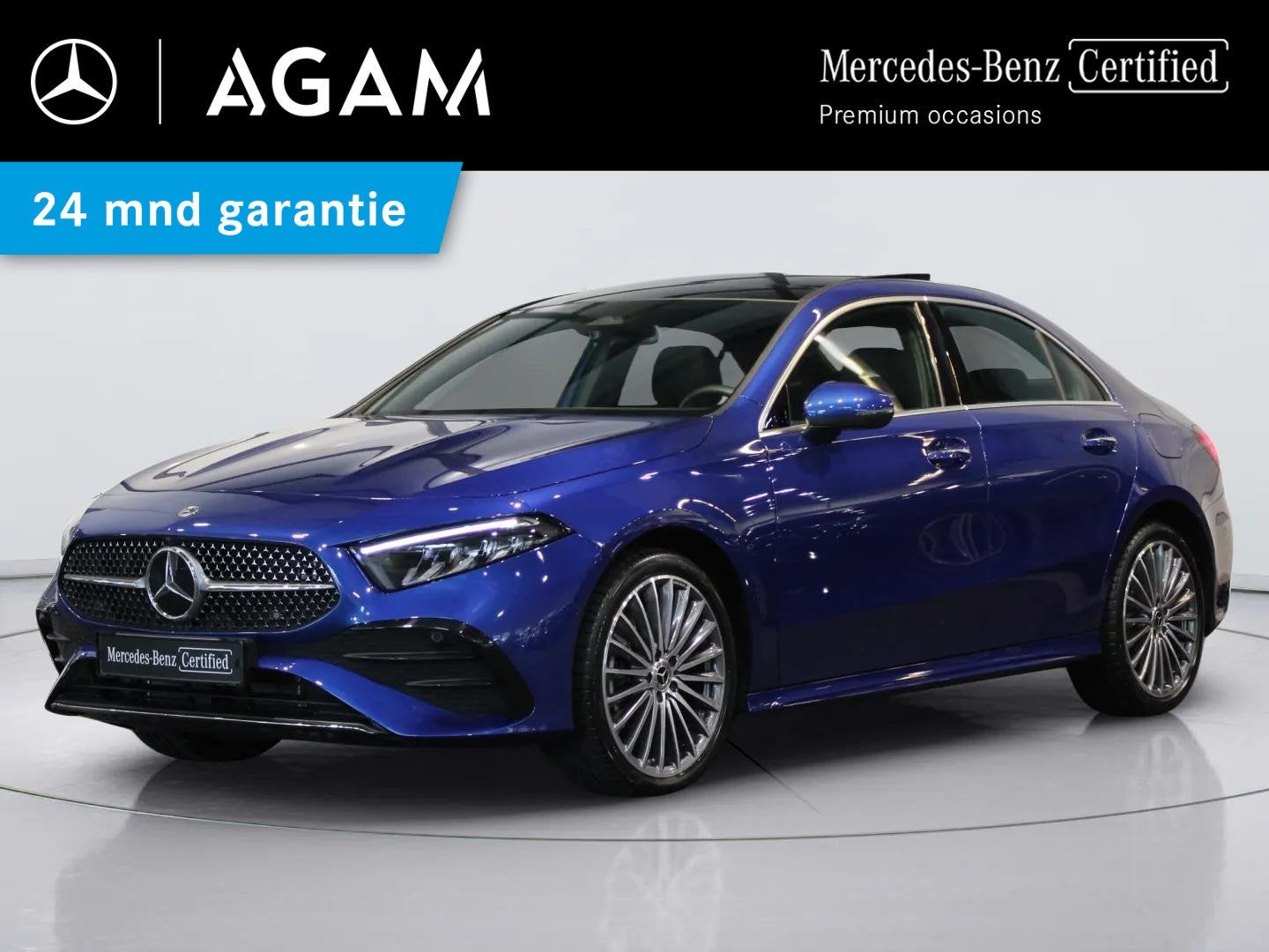 Mercedes-Benz A-Klasse Limousine 250 e Star Edition AMG Line, Gebruikt, 4 cilinders, 16 kWh, Blauw