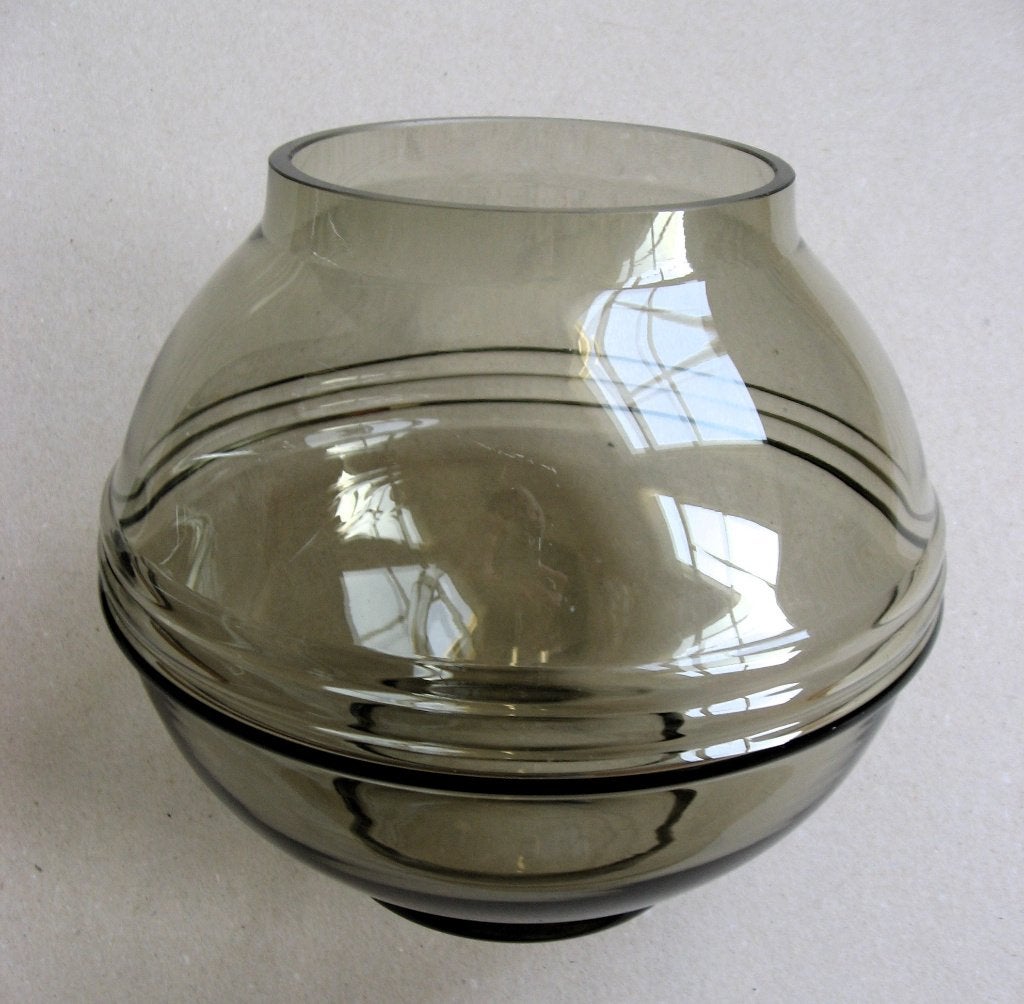 Art deco/Bauhaus mondgeblazen jaren bolvaas 30, Ophalen of Verzenden
