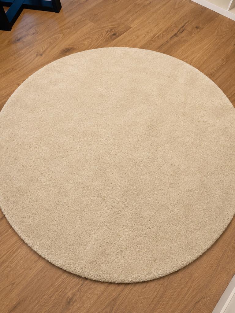 IKEA Stoense Rond Vloerkleed - Beige (195 cm), Beige, 150 tot 200 cm, Rond, Ophalen of Verzenden