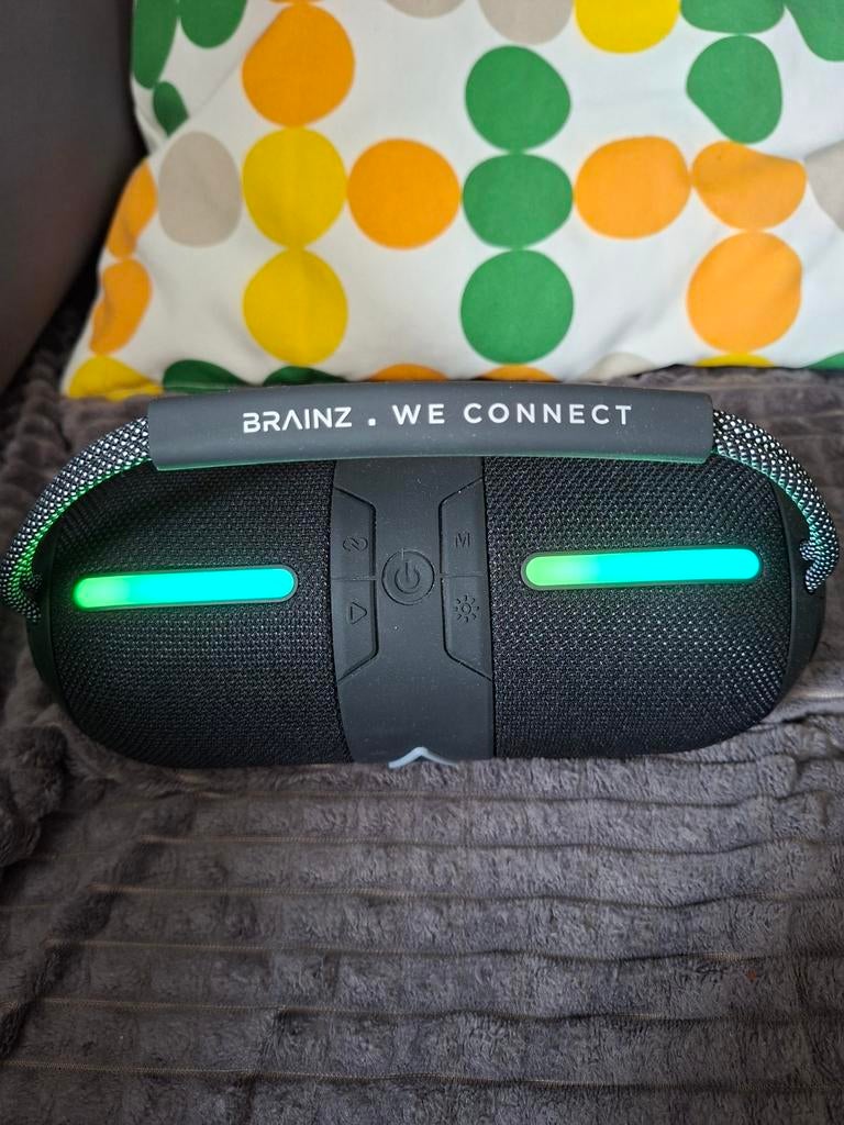 Brainz. We Connect Draagbare Bluetooth Speaker met LED, Audio, Tv en Foto, Luidsprekers, Overige merken, Overige typen, Ophalen of Verzenden