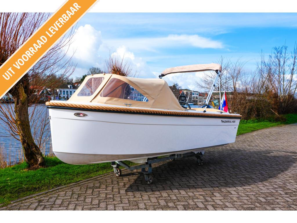 Admiral 485 | Betaalbare, moderne kwaliteit sloep | 30PK max, Watersport en Boten, Sloepen, Niet ingevuld, Niet ingevuld, Nieuw