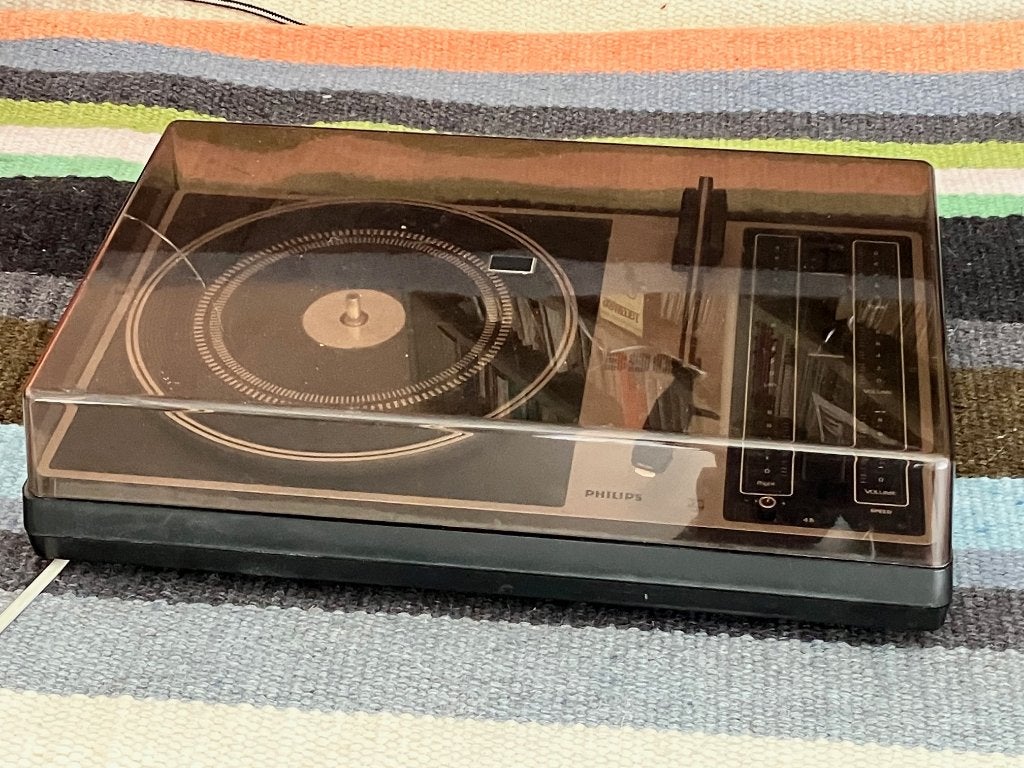 Philips platenspeler jaren zeventig, Audio, Tv en Foto, Platenspelers, Ophalen of Verzenden, Gebruikt, Platenspeler, Philips