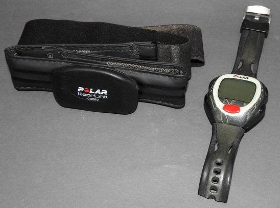 GPS Sporthorloge Polar Electro., Gebruikt, Zwart, Ophalen of Verzenden, GPS