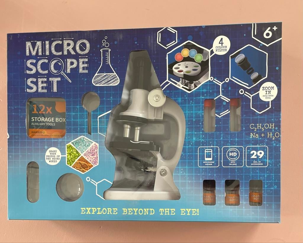 Microscoop Set voor Kinderen - Ontdek de Wereld!, 33 - 40 uur, Overige vormen