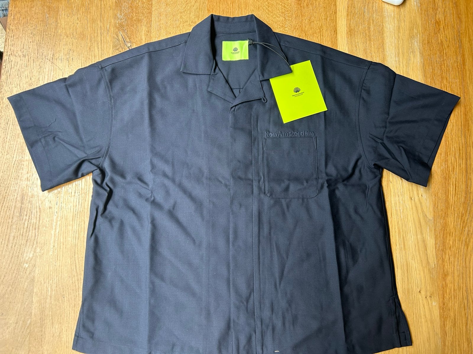 New Amsterdam Surf Association Wijk Shirt Wool Night M, Ophalen of Verzenden, Nieuw, Maat 48/50 (M), Zwart