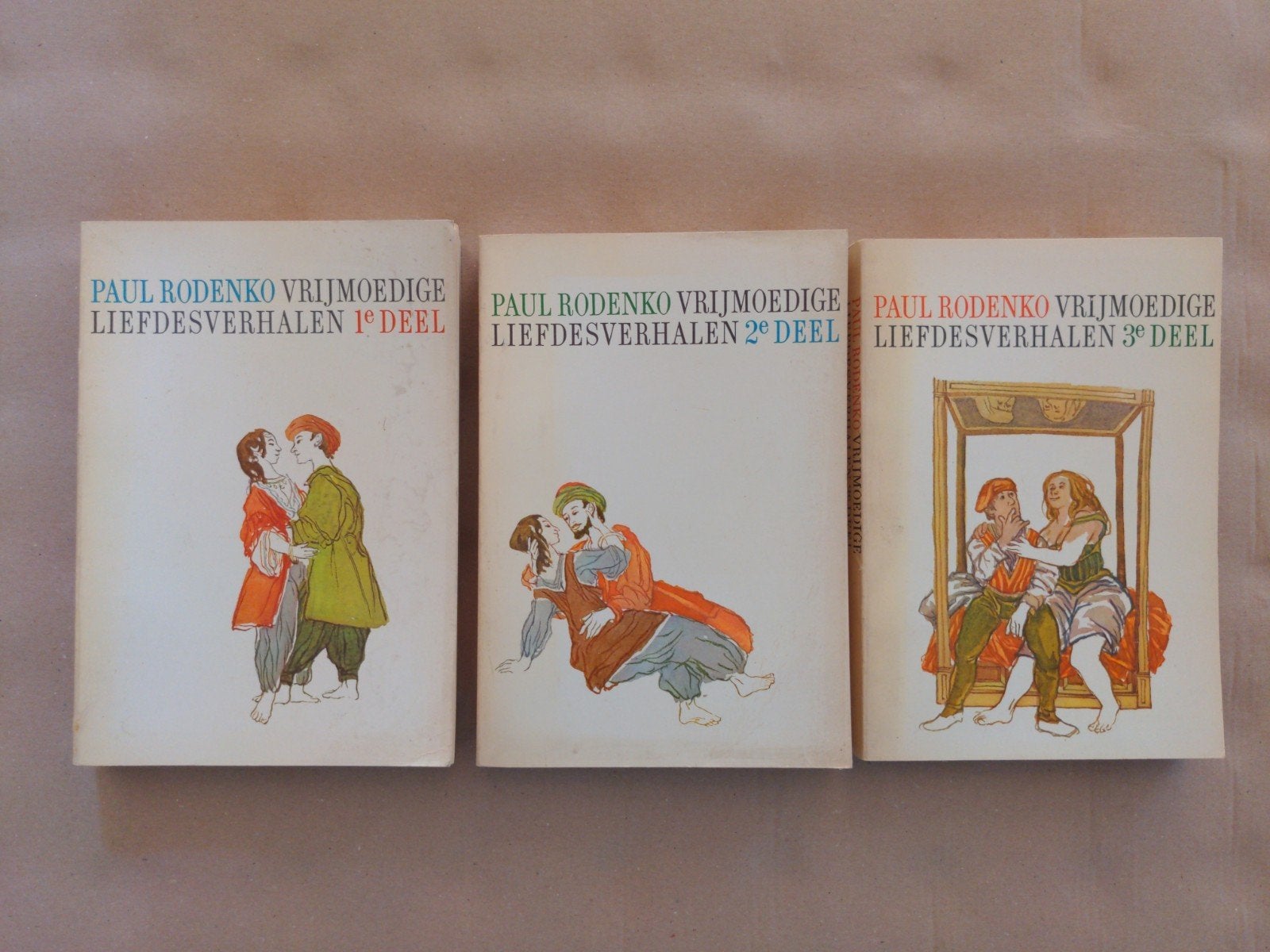 Paul Rodenko - Vrijmoedige liefdesverhalen 1, 2, 3, Boeken, Paul Rodenko, Nederland, Ophalen, Gelezen