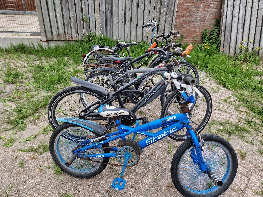62 stuks Ongerepareerde partij fietsen, steun gelijk de Stg., Ophalen, Gebruikt, 26 inch of meer