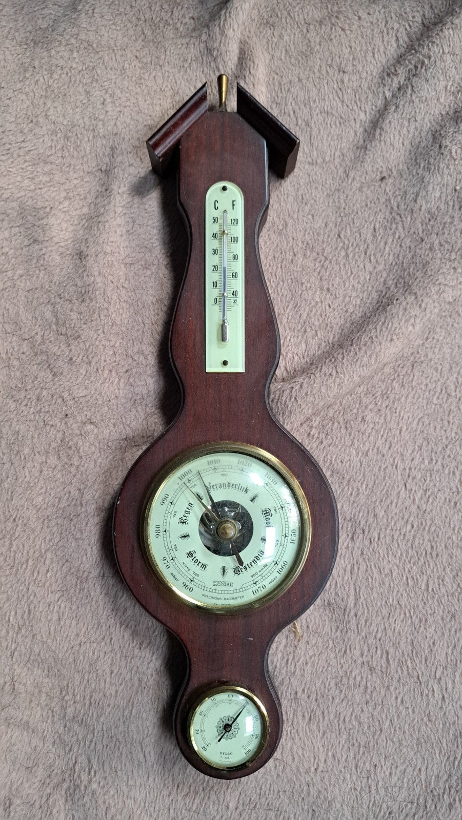 mooie barometer in houten frame, Ophalen of Verzenden