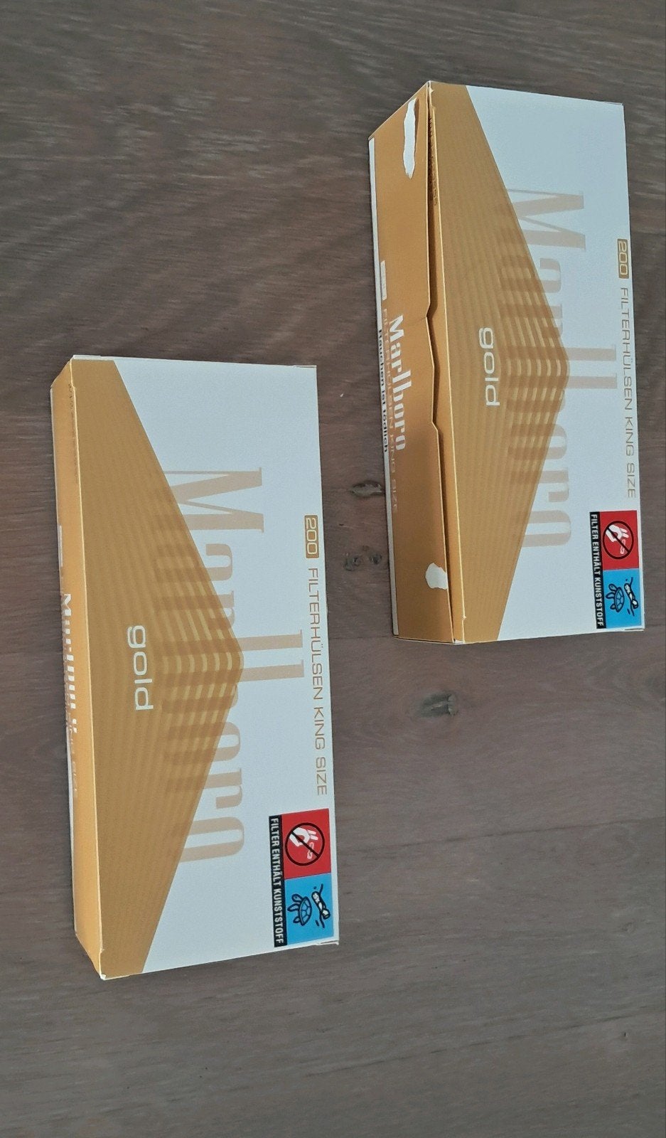 Te koop 2x malboro gold filterhulsen, Ophalen, Nieuw