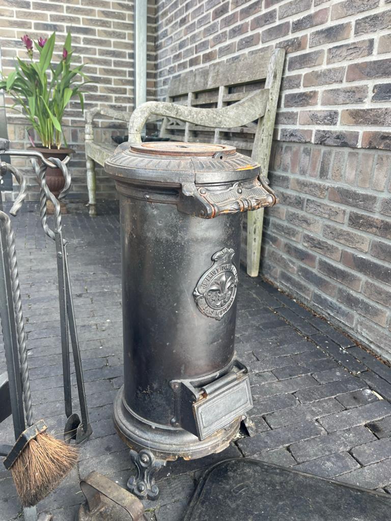 Mooie oude potkachel, Ophalen, Rechthoekig, Minder dan 50 cm, Minder dan 100 cm