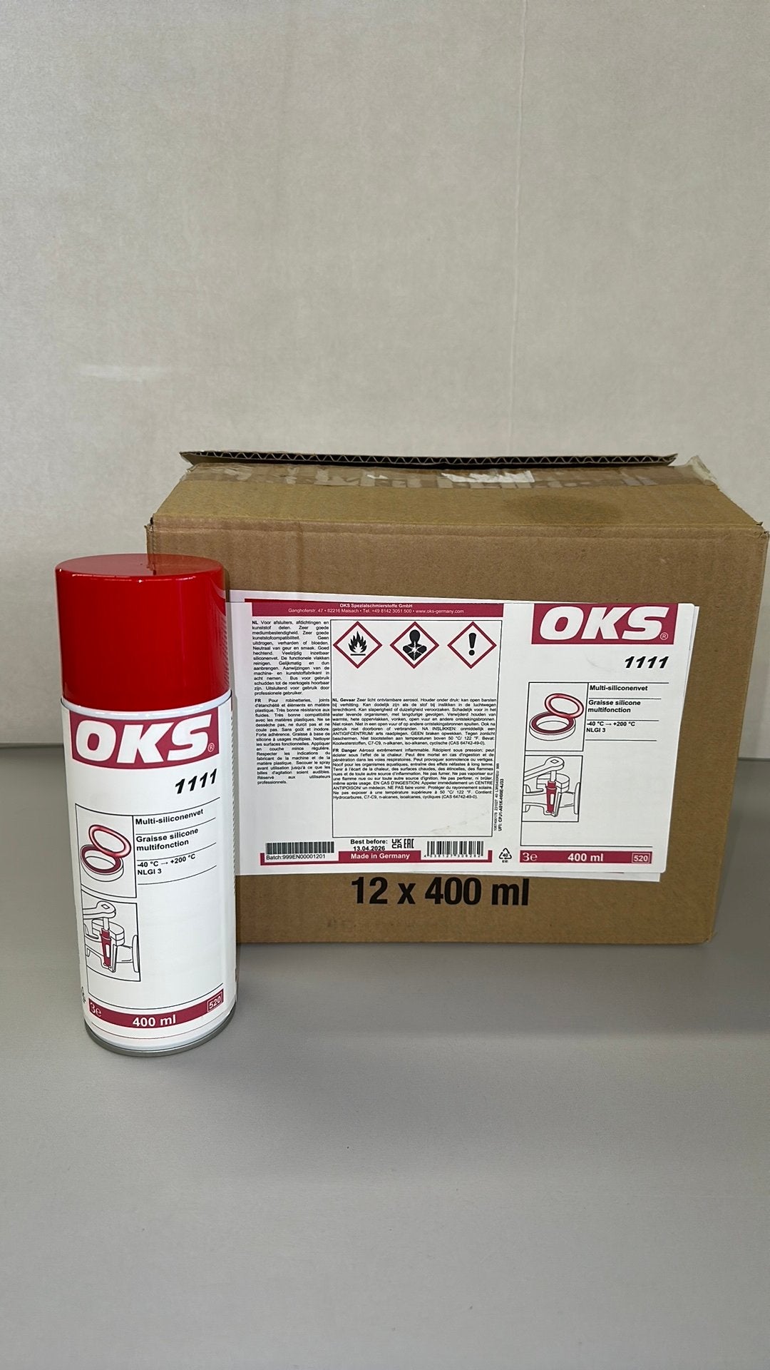 8x OKS 1111 Food-grade siliconenvet 400ml - Multi-siliconenv, Verzenden