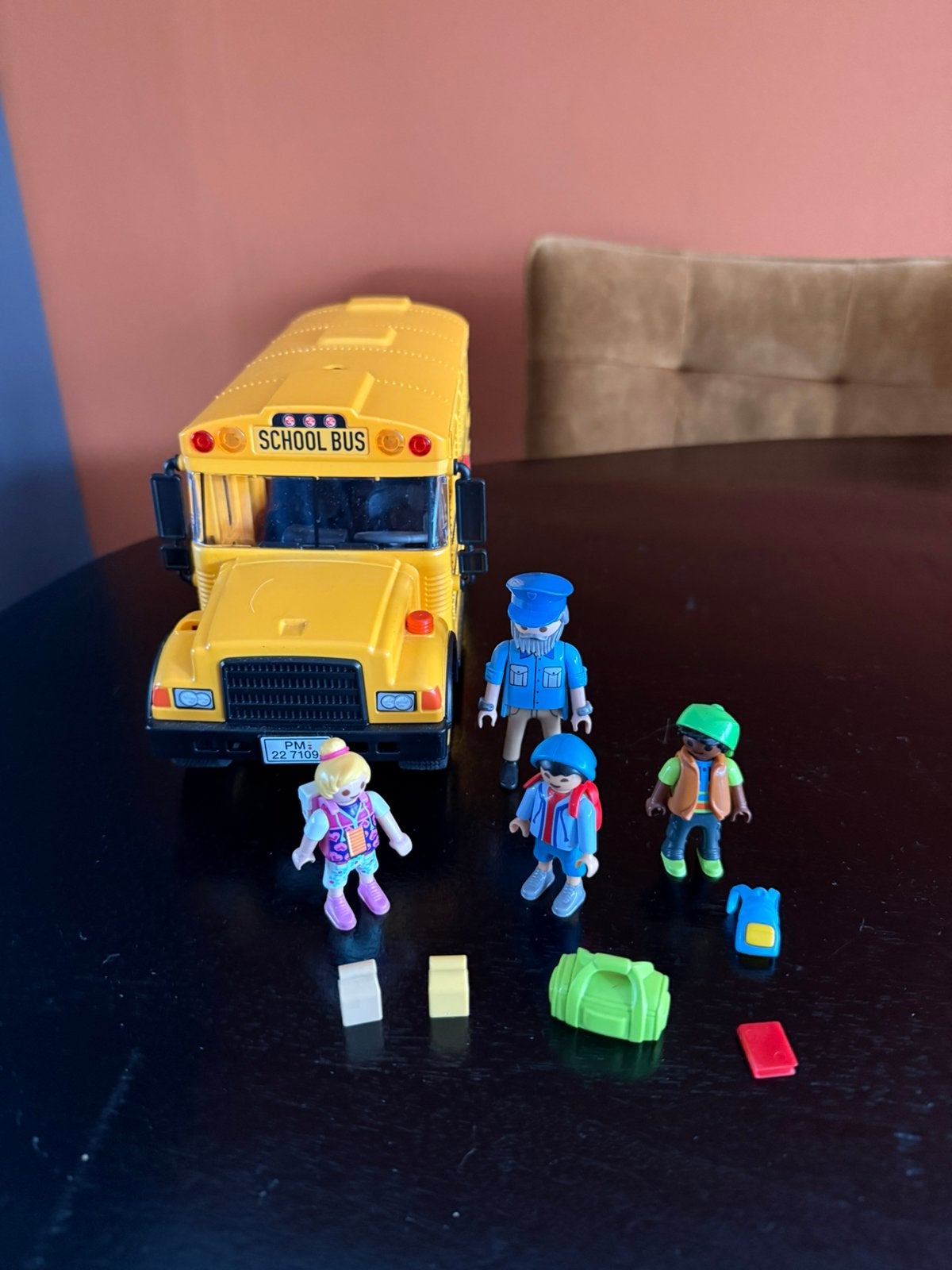 Playmobil Amerikaanse schoolbus, Ophalen of Verzenden, Zo goed als nieuw