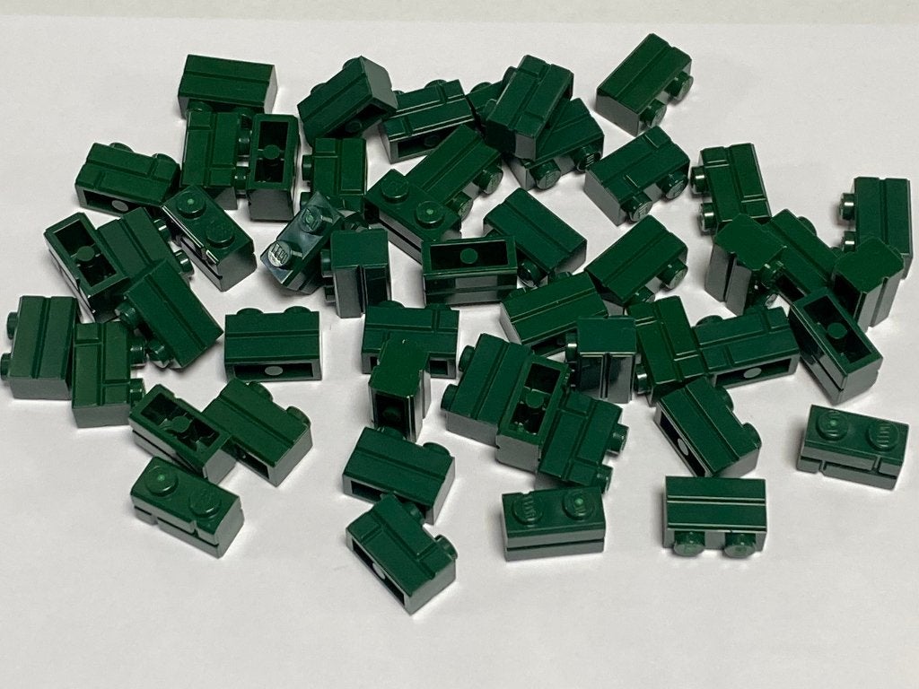 Partij 50x 1x2 Lego steen motief stenen in diverse kleuren, Overige thema's, Lego, Nieuw, Ophalen of Verzenden