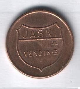 penning jaski vending (automatenpenning) brons, Ophalen of Verzenden, Brons, Nederland