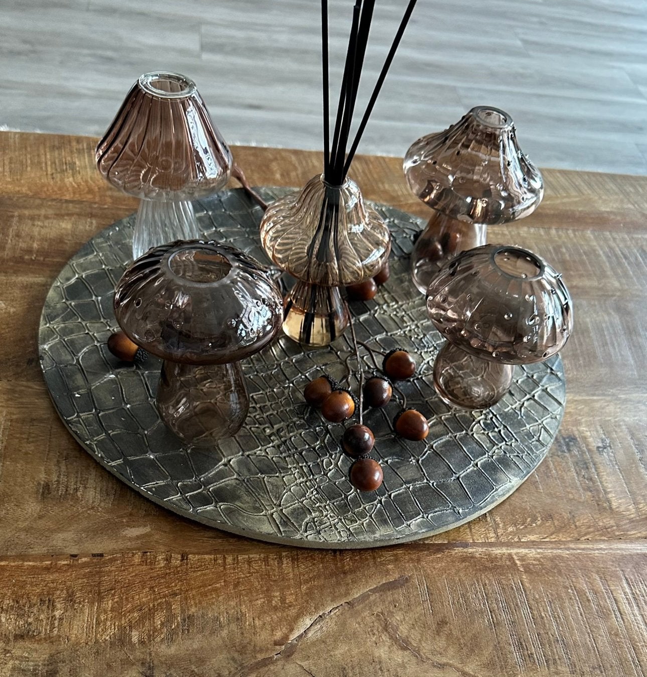 Herfst decoratie op Croco plateau, Ophalen of Verzenden, Zo goed als nieuw