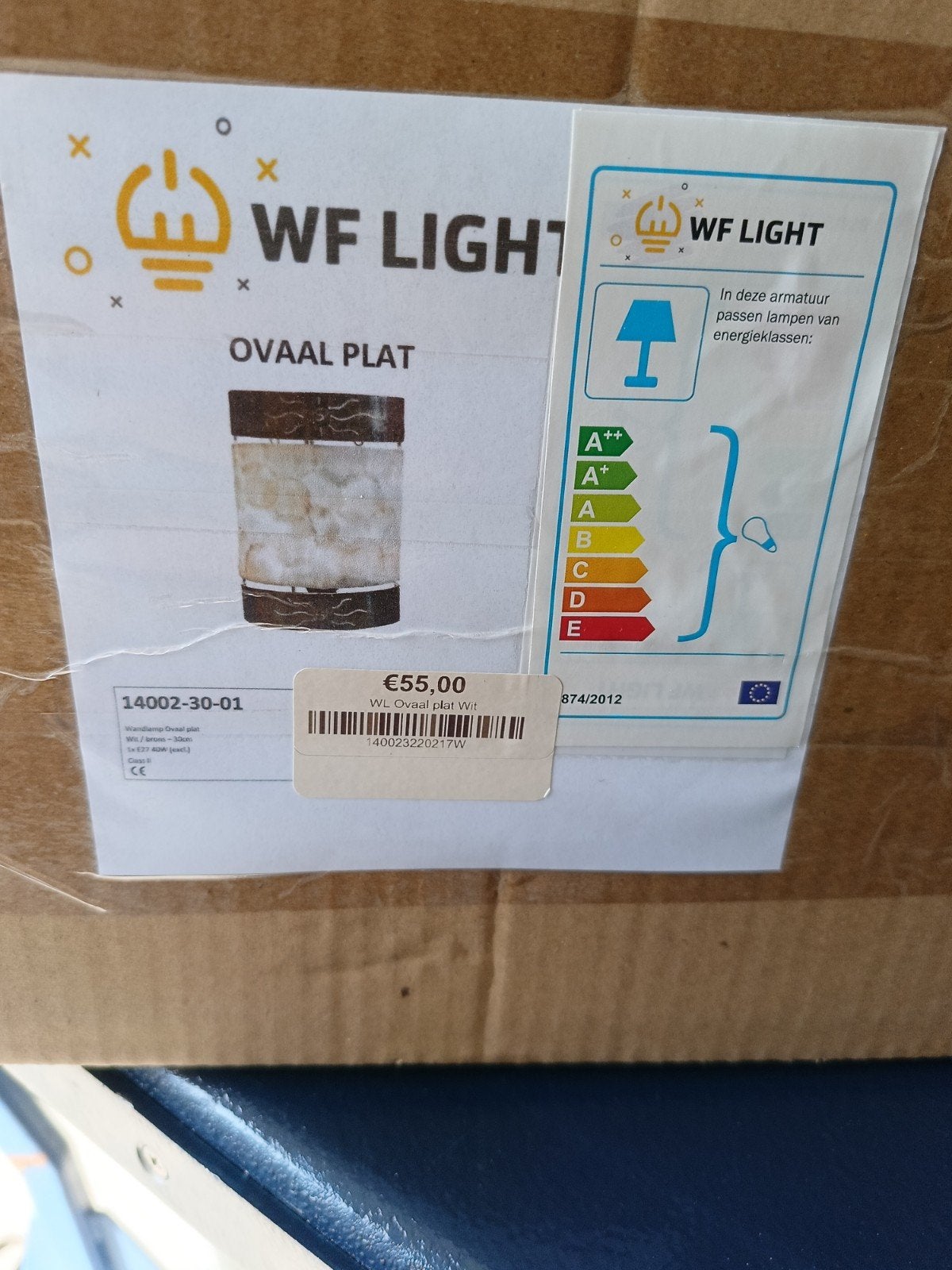 WF Light Ovaal Plat lamp - Nieuw in doos, Ophalen, Nieuw