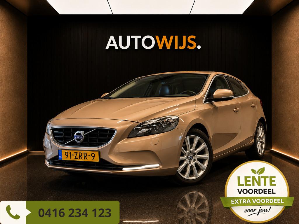Volvo V40 1.6 T4 Summum|LEDER|AUT|CAMERA|NL AUT|CRUISE, Auto's, Gebruikt, Zwart, 4 cilinders, Bedrijf