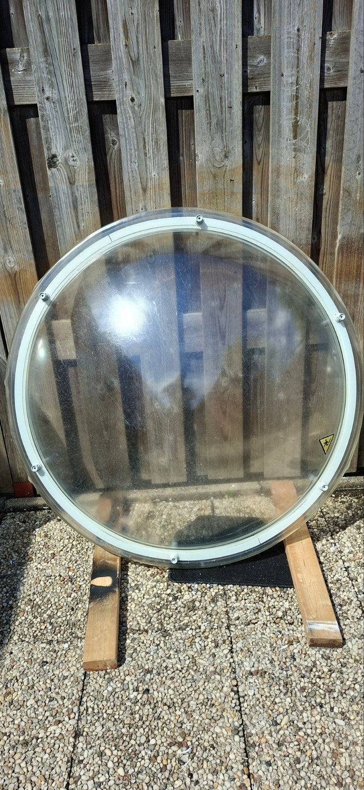 LICHTKOEPEL ROND DUBBEL WANDIG  €100, Ophalen, Gebruikt, 80 tot 120 cm, Dubbelglas