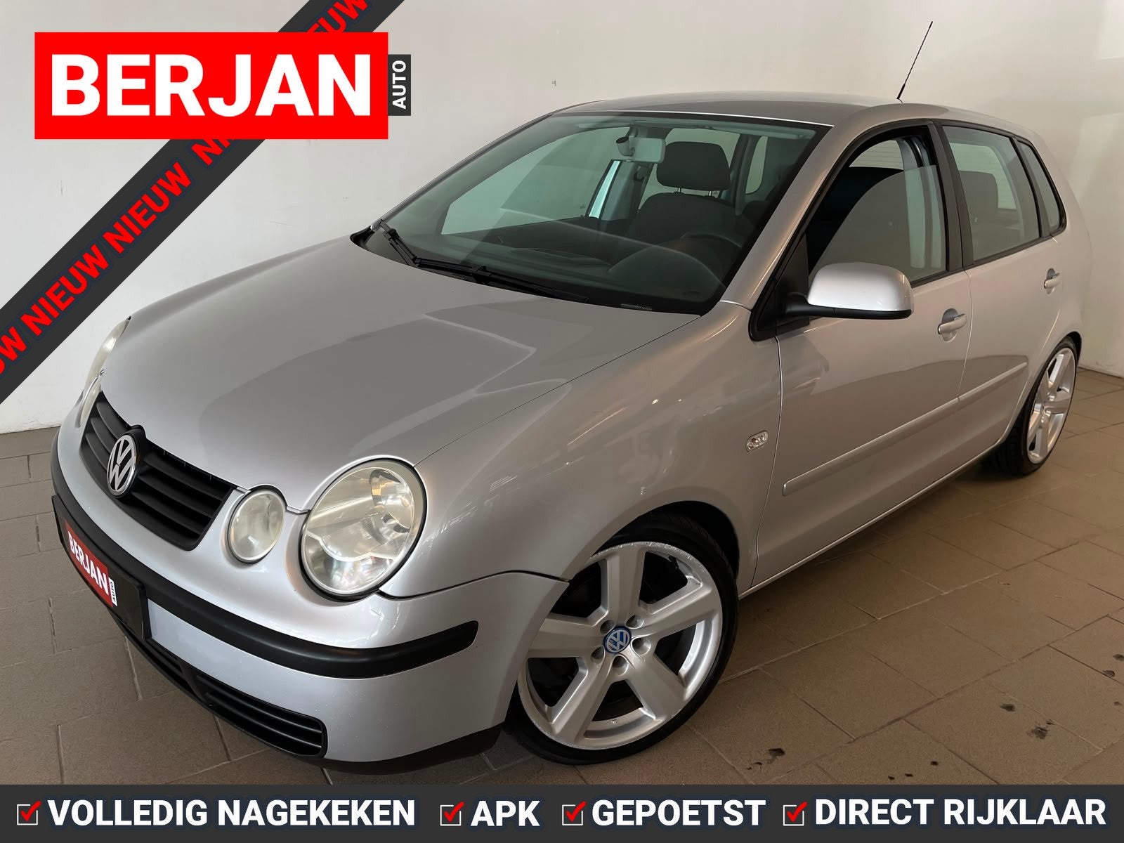 Volkswagen Polo 1.2-12V Athene AIRCO CRUISE ELEK RAMEN CENT, Stof, Metallic lak, 1198 cc, Bedrijf