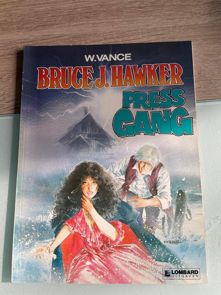 Bruce J. Hawker - Press Gang (W. Vance), Eén stripboek, Ophalen, Gelezen