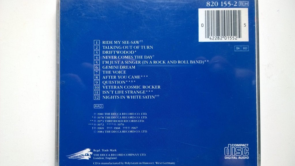 The Moody Blues - Voices In The Sky (The Best Of), Ophalen of Verzenden, Zo goed als nieuw, Poprock, Album