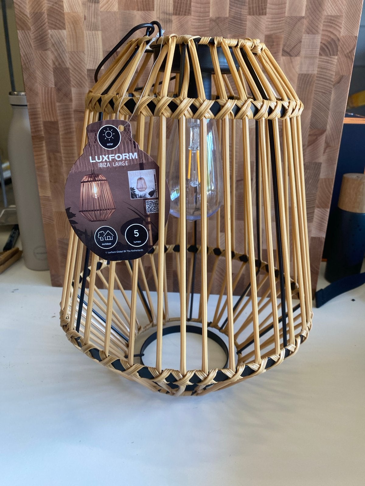Luxform Ibiza Large Solar Hanglamp - Nieuw, Overige materialen, Onbekend, Nieuw, Ophalen of Verzenden